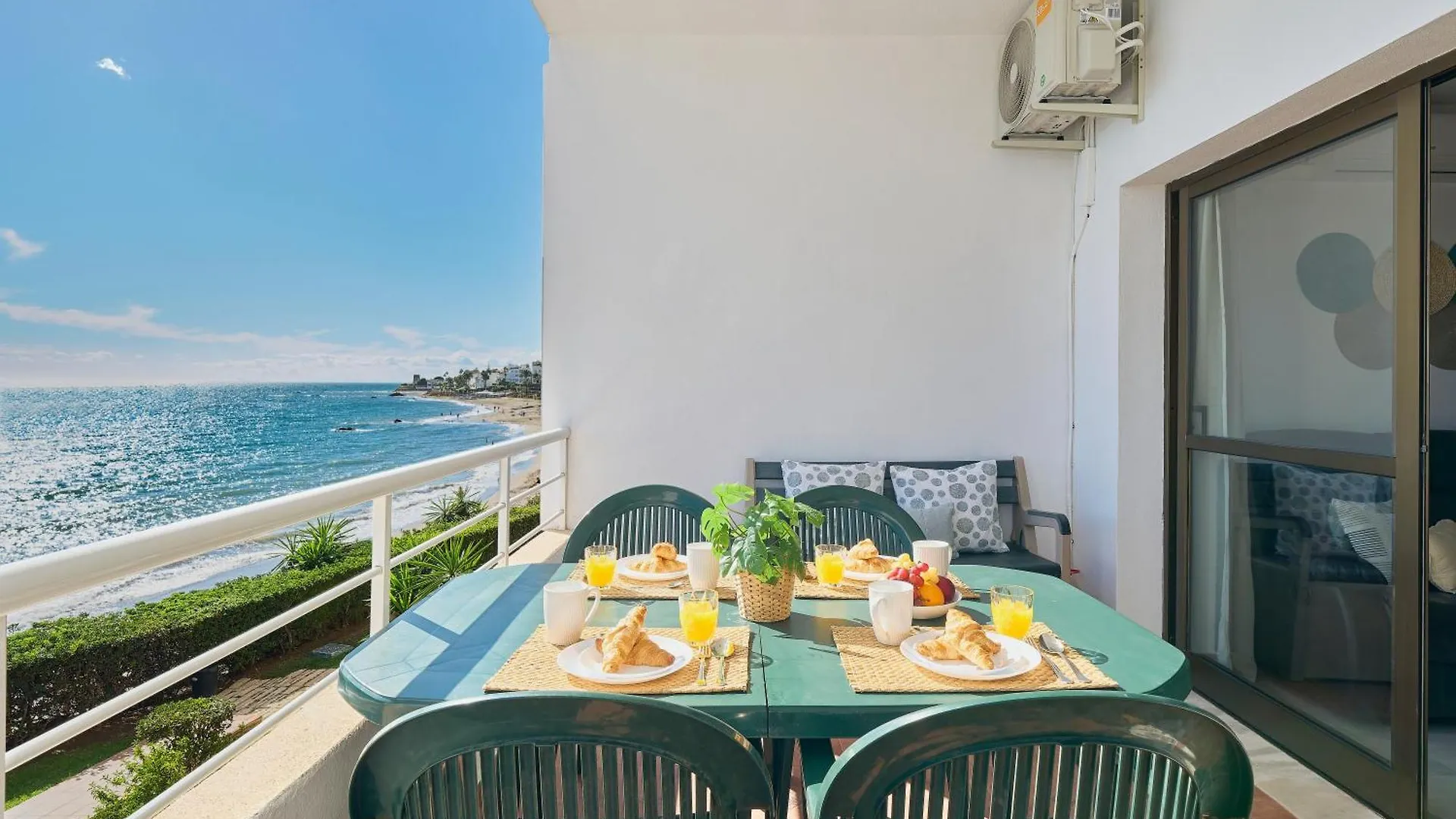 Rose I Vistas And Direct Access To The Sea Mijas Costa Apartment Malaga Spain